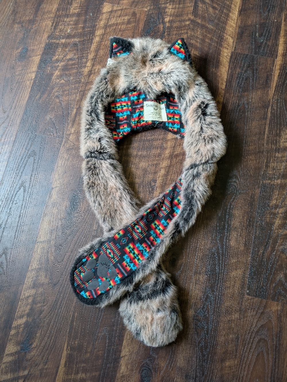 SpiritHoods Limited Edition Grey Wolf Tribal